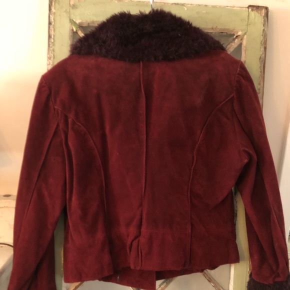 Red leather jacket - Picture 2 of 6